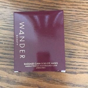 Wander Beauty baggage claim gold eye masks